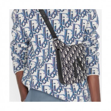Dior 2020 Oblique Mens Hip Sack,21CM - 디올 2020 오블리크 남성용 힙색,DIOB0573 ,21cm,블랙
