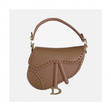 Dior 2020 Leather Saddle Shoulder Bag ,25.5CM - 디올 2020 레더 새들 숄더백,DIOB0522,25.5CM,베이지브라운