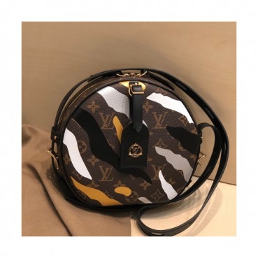 Louis Vuitton 2020 XLOL Boite Chapeau Souple Bag,20cm - 루이비통 2020 XLOL 부아트 샤포 수플 백 M45095,LOUB1925,20cm,브라운