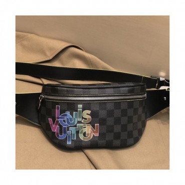 Louis Vuitton 2019 Bumbag Hip Sack,37cm - 루이비통 2019 남여공용 범백 힙색, M44336,LOUB1816,37cm,블랙