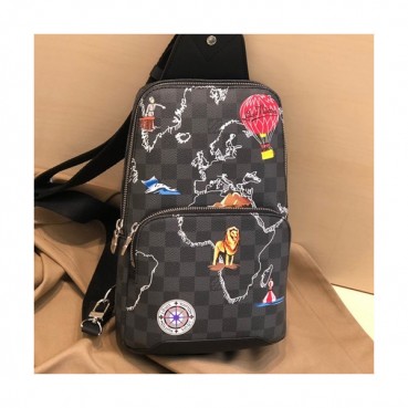 Louis Vuitton 2019 Avenue Mens Hip Sack,31cm - 루이비통 2019 에비뉴 남성용 범백 힙색, M41719,LOUB1749,31cm,블랙