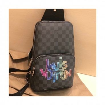 Louis Vuitton 2019 Avenue Mens Hip Sack,31cm - 루이비통 2019 에비뉴 남성용 범백 힙색, M41719,LOUB1748,31cm,블랙