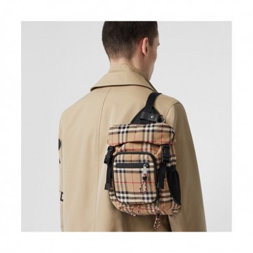Burberry 2019 Nylon Hip Sack Belt Bag  - 버버리 2019 남여공용 나일론 힙색 벨트백 ,BURB0420,베이지