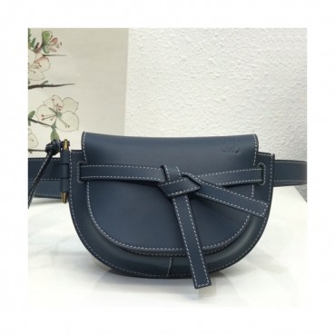 Loewe 2019 Gate  Hip Sack / Belt Bag,15CM - 로에베 2019 게이트 힙색 / 벨트백 ,LOEB0347, 15CM,네이비