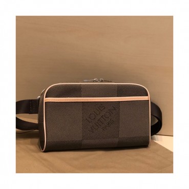 Louis Vuitton 2019 Damier Geant Canvas Hip Sack / Belt Bag,27cm - 루이비통 2019 다미에 제앙 캔버스 힙색 / 벨트백 M93619,LOUB1601,27cm,카키브라운
