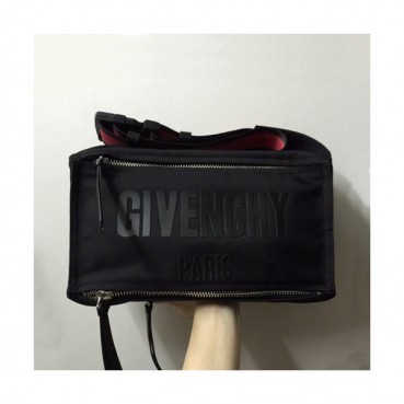 Givenchy  2019 Nylon Hip Sack Belt Bag / Shoulder Bag,30cm - 지방시 2019 나일론 남성용 힙색 벨트백 / 숄더백,GVB0214,30cm,블랙