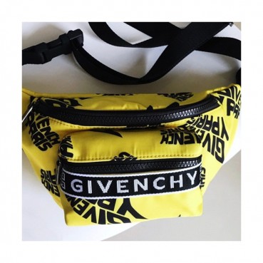 Givenchy  2019 Nylon Hip Sack Belt Bag,33cm - 지방시 2019 나일론 남여공용 힙색 벨트백 GVB0201,33cm,옐로우