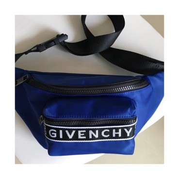 Givenchy  2019 Nylon Hip Sack Belt Bag,33cm - 지방시 2019 나일론 남여공용 힙색 벨트백 GVB0196,33cm,블루