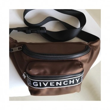 Givenchy  2019 Nylon Hip Sack Belt Bag,33cm - 지방시 2019 나일론 남여공용 힙색 벨트백 GVB0194,33cm,브라운