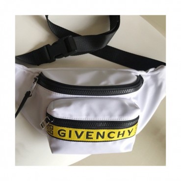 Givenchy  2019 Nylon Hip Sack Belt Bag,33cm - 지방시 2019 나일론 남여공용 힙색 벨트백 GVB0193,33cm,화이트