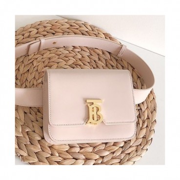 Burberry 2019 Ladies TB Leather Hip Sack , 17cm - 버버리 2019 TB 레더 여성용 힙색 ,BURB0334,17cm,화이트