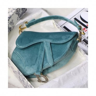 Dior 2019 Saddle Shoulder Bag,19.5CM - 디올 2019 새들 숄더백 DIOB0371,19.5CM,스카이 블루