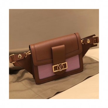 Louis Vuitton 2019 Dauphine Bumbag,20cm - 루이비통 2019 다프네 여성용 범백 M58881,LOUB1501, 20cm ,브라운+핑크