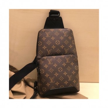 Louis Vuitton 2019 Monogram Mens Hip Sack,31cm - 루이비통 2019 모노그램 남성용 범백 힙색, M41719,LOUB1486,31cm,브라운