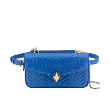 Bvlgari 2019 Serpenti Forever Hip Sack,19CM - 불가리 2019 세르펜티 포에버 힙색,BVLB0112,19cm,블루