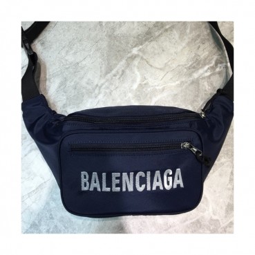 Balenciaga 2019 Canvas Hip Sack,31CM - 발렌시아가 2019 캔버스 남여공용 힙색,BGB0356,31CM,네이비