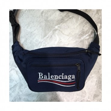Balenciaga 2019 Canvas Hip Sack,31CM - 발렌시아가 2019 캔버스 남여공용 힙색,BGB0355,31CM,네이비