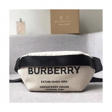 Burberry 2019 Nylon Belt Bag , 31cm - 버버리 2019 나일론 남여공용 벨트백 ,BURB0304,31cm,화이트