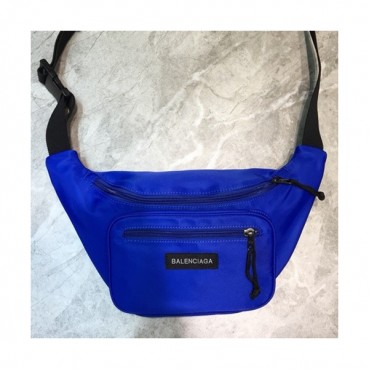 Balenciaga 2019 Canvas Belt Bag,31CM - 발렌시아가 2019 캔버스 남여공용 벨트백,BGB0330,31CM,블루