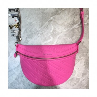 Balenciaga 2019 Leather  Belt Bag ,27CM - 발렌시아가 2019 남여공용 레더 벨트백,BGB0328,27CM,핑크