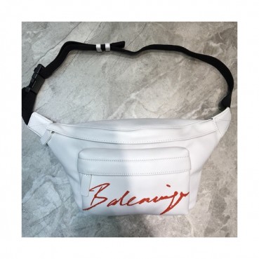 Balenciaga 2019 Leather Belt Bag,24CM - 발렌시아가 2019 레더 남여공용 벨트백,BGB0288,24CM,화이트