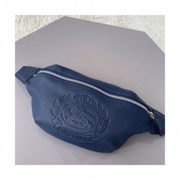 Burberry 2019 Leather Belt Bag , 31cm - 버버리 2019 레더 남여공용 벨트백 ,BURB0272,31cm,블루