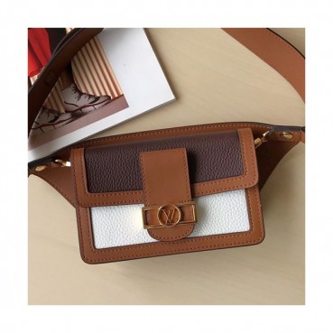 Louis Vuitton 2019 Dauphine Bumbag,19cm - 루이비통 2019 다프네 여성용 범백 M58881,LOUB1324, 19cm ,화이트+와인