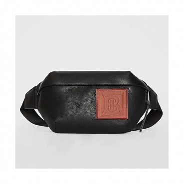 Burberry 2019 Leather Belt Bag , 31cm - 버버리 2019 레더 남여공용 벨트백 ,BURB0267,31cm,블랙