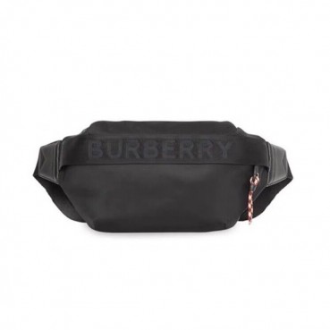 Burberry 2019 Nylon Belt Bag , 31cm - 버버리 2019 나일론 남여공용 벨트백 ,BURB0266,31cm,블랙