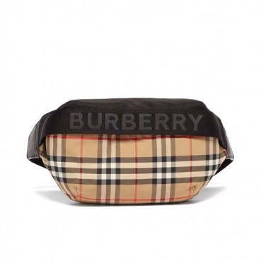 Burberry 2019 Nylon Belt Bag , 31cm - 버버리 2019 나일론 남여공용 벨트백 ,BURB0265,31cm,브라운
