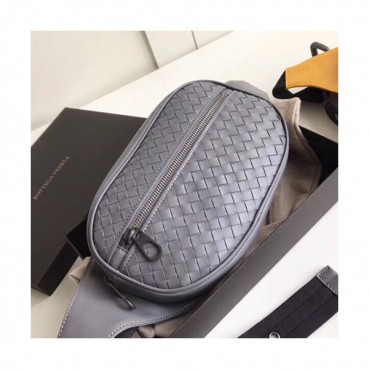 Bottega Veneta 2019 Leather  Hip Sack,25cm - 보테가 베네타 2019 레더 남여공용 힙색 520452,BVB0177,25cm,그레이