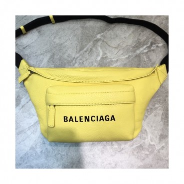Balenciaga 2019 Leather Belt Bag,24CM - 발렌시아가 2019 레더 남여공용 벨트백,BGB0205,24CM,옐로우
