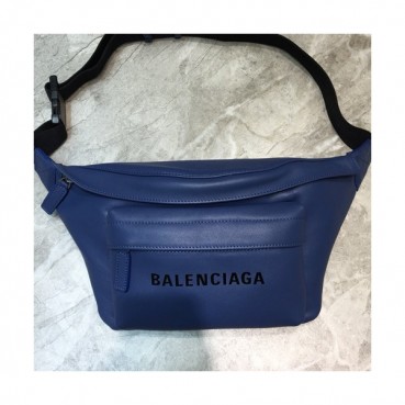 Balenciaga 2019 Leather Belt Bag,24CM - 발렌시아가 2019 레더 남여공용 벨트백,BGB0204,24CM,네이비