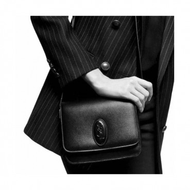 Saint Laurent 2019 LE 61 Small Saddle Shoulder Bag,18.6cm - 입생로랑 2019 LE 61 스몰 새들 숄더백 568569 , SLB0322,18.6cm,블랙