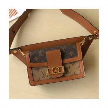 Louis Vuitton 2019 Dauphine Bumbag,19cm - 루이비통 2019 다프네 여성용 범백 M44586,LOUB1154, 19cm ,브라운