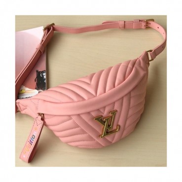 Louis Vuitton 2019 Leather BUMBAG,37cm - 루이비통 2019 레더 여성용 범백 M63750,LOUB1149, 37cm ,핑크