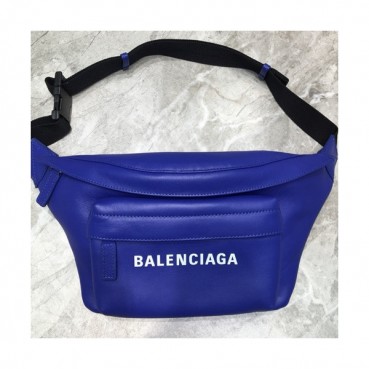 Balenciaga 2019 Leather Belt Bag,24CM - 발렌시아가 2019 레더 남여공용 벨트백,BGB0153,24CM,블루