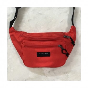 [Big Sale !!!!]Balenciaga 2019 Canvas Belt Bag,31CM - 발렌시아가 2019 캔버스 남여공용 벨트백,BGB0132,31CM,레드