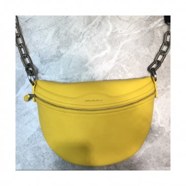 Balenciaga 2019 Leather  Belt Bag ,27CM - 발렌시아가 2019 남여공용 레더 벨트백,BGB0099,27CM,옐로우