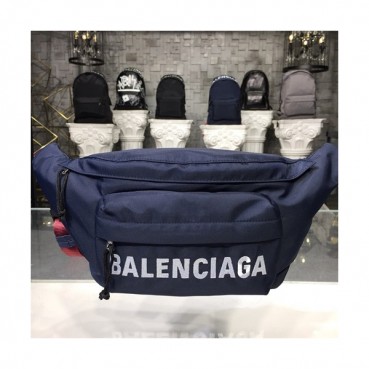 Balenciaga 2019 Nylon Belt Bag,44CM - 발렌시아가 2019 나일론 남여공용 벨트백,BGB0092,44CM,네이비