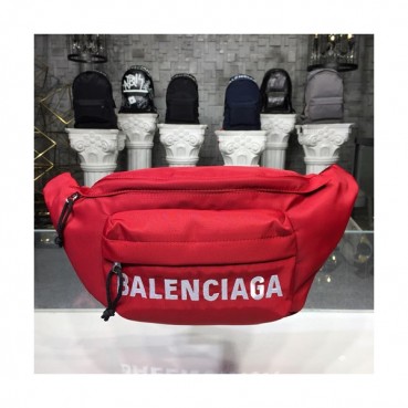 Balenciaga 2019 Nylon Belt Bag,44CM - 발렌시아가 2019 나일론 남여공용 벨트백,BGB0091,44CM,레드