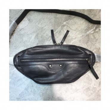 Balenciaga 2019 Leather Belt Bag,36CM - 발렌시아가 2019 남여공용 레더 벨트백,BGB0035,36CM,다크그레이