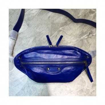 Balenciaga 2019 Leather Belt Bag,36CM - 발렌시아가 2019 남여공용 레더 벨트백,BGB0034,36CM,블루