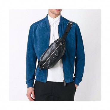 Balenciaga 2019 Leather Belt Bag,36CM - 발렌시아가 2019 남여공용 레더 벨트백,BGB0033,36CM,블랙