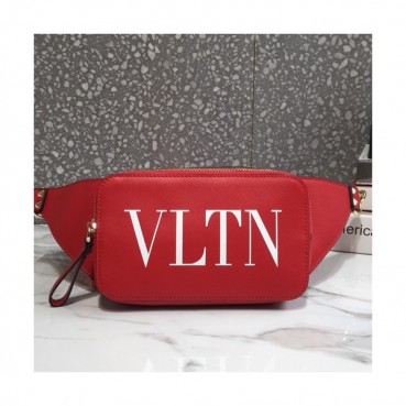 Valentino 2019 Leather  Belt Bag,19/23.5CM - 발렌티노 2019 레더 남여공용 벨트백,VTB0211,19/23.5CM,레드