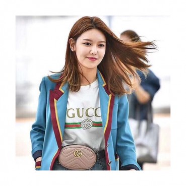 Gucci Marmont Matlase Belt Bag,18CM - 구찌 마몬트 마틀라세 벨트백 ,476434, GUB0095,18CM,핑크,소녀시대
