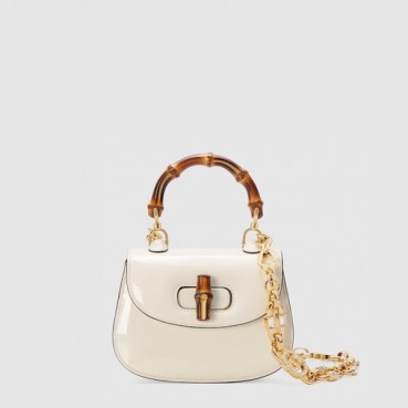 구찌 여성 뱀부 1947 미니 탑 핸들백 - Gucci Womens Bamboo 1947 Mini Top Handle Bag 
