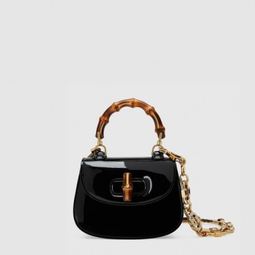 구찌 여성 뱀부 1947 미니 탑 핸들백 - Gucci Womens Bamboo 1947 Mini Top Handle Bag 