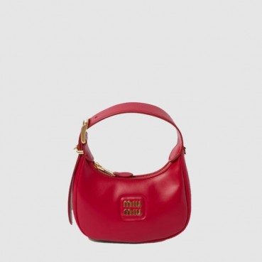 미우미우 여성 가죽 호보백 - Miumiu Womens Leather Hobo Bag 