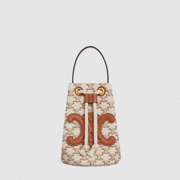 셀린느 여성 트링 트리옹프 캔버스 프린트 텍스타일 - Celine Womens Tring Triomphe Canvas Print Textile 